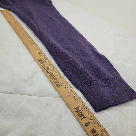 Marc Anthony Deep Purple Cashmere Cotton Blend V Neck Soft Cozy Mens Sweater XL - Picture 5 of 9